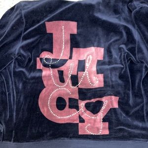 Blue and pink medium juicy couture hoodie